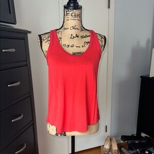 Ella Moss Coral Scoop Neck Sleeveless Tank Top size XS